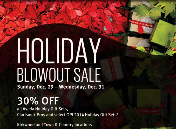 Holiday Blowout Sale, Friday Dec. 26 - Wed Dec. 31