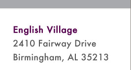 English Village 2410 Fairway Drive  Birmingham, AL 35213