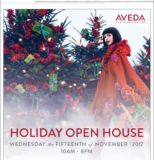 HOLIDAY OPEN HOUSE | WEDNESDAY the FIFTEENTH of NOVEMBER 2017 | 10am - 8pm