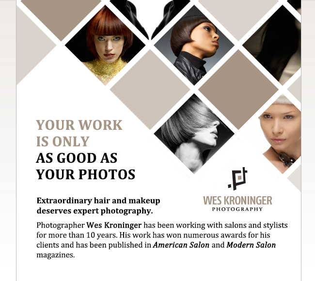 Your work is only as good as your photos. Extraordinary hair and makeup deserves expert photography.