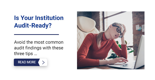 Is your institution Audit-ready?