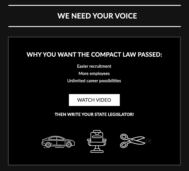 why you want the compact law passed - watch video and write your state legislator