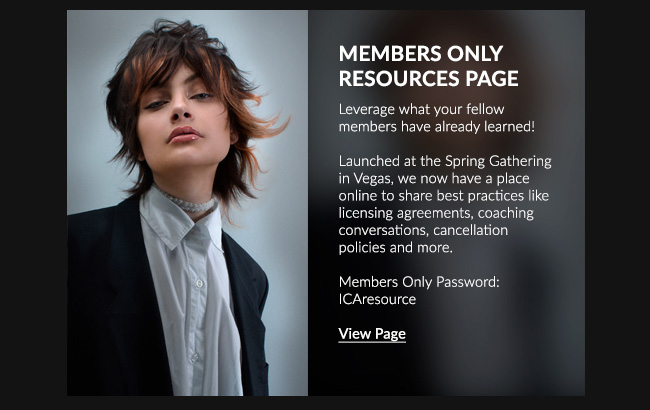 Members Only resource page