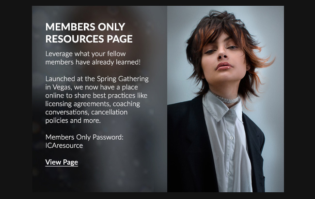 Members only resources page