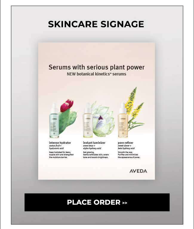 Skincare Signage - place order