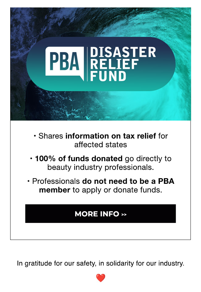 PBA DISASTER RELIEF FUND MORE INFO ON DONATING OR APPLYING - NO NEED TO BE A PBA MEMBER