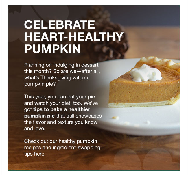 Celebrate Heart-Healthy Pumpkin