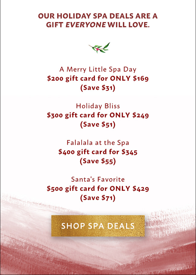 shop spa deals