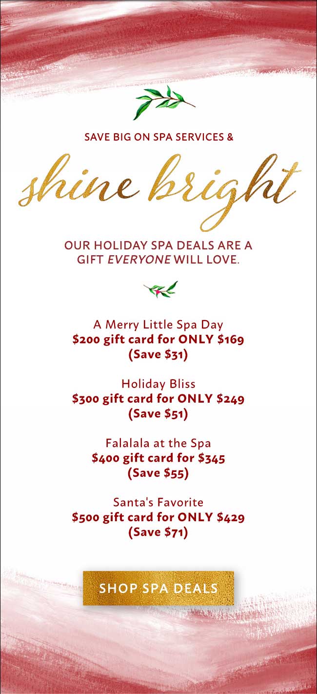 SHOP SPA DEALS