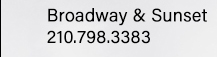 Alamo Heights at Broadway & Sunset: 210.798.3383