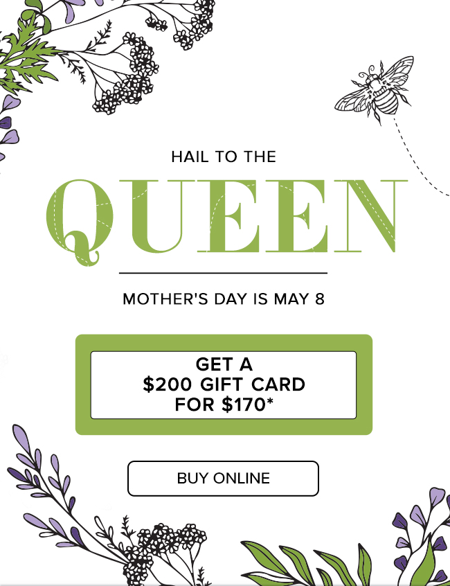 Get a $200 gift card for $170 - buy online