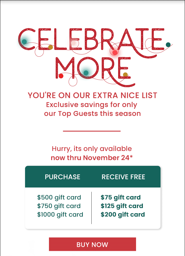 BUY GIFT CARDS AND RECEIVE FREE GIFT CARDS