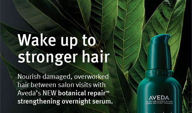 Nourish damaged hair with Aveda's NEW botanical repair™ serum.