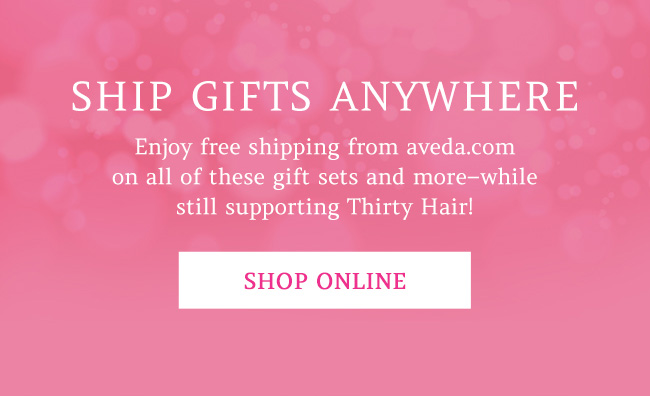 Shop Aveda online and enjoy free shipping